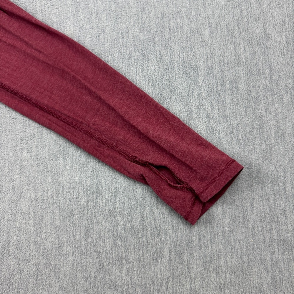 Lululemon Shirt‎ Womens 8 Maroon Yogini 5 Year Long Sleeve Tee Athletic Yoga Gym - Picture 7 of 10